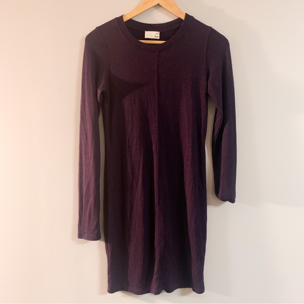 Aritzia | Wilfred | Deep purple midi dress